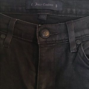 Juicy Couture light black wash denim skinny jeans